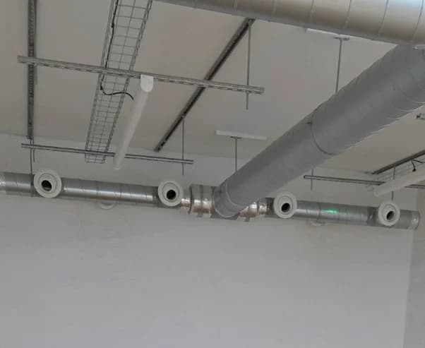 Commercial airflow and ventilation ducting inside Storage Facility self storage facility in Torquay